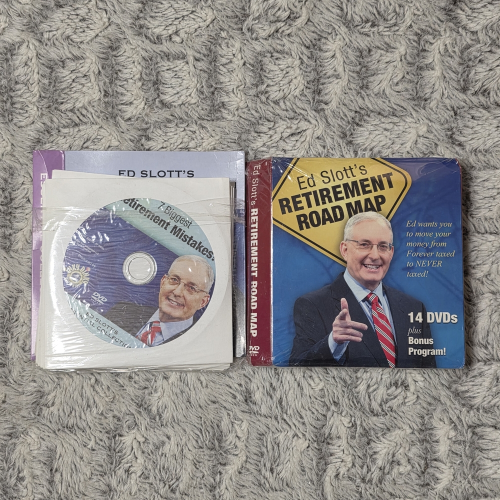 3 For $12 Ed Slott's Retirement Planning DVDs